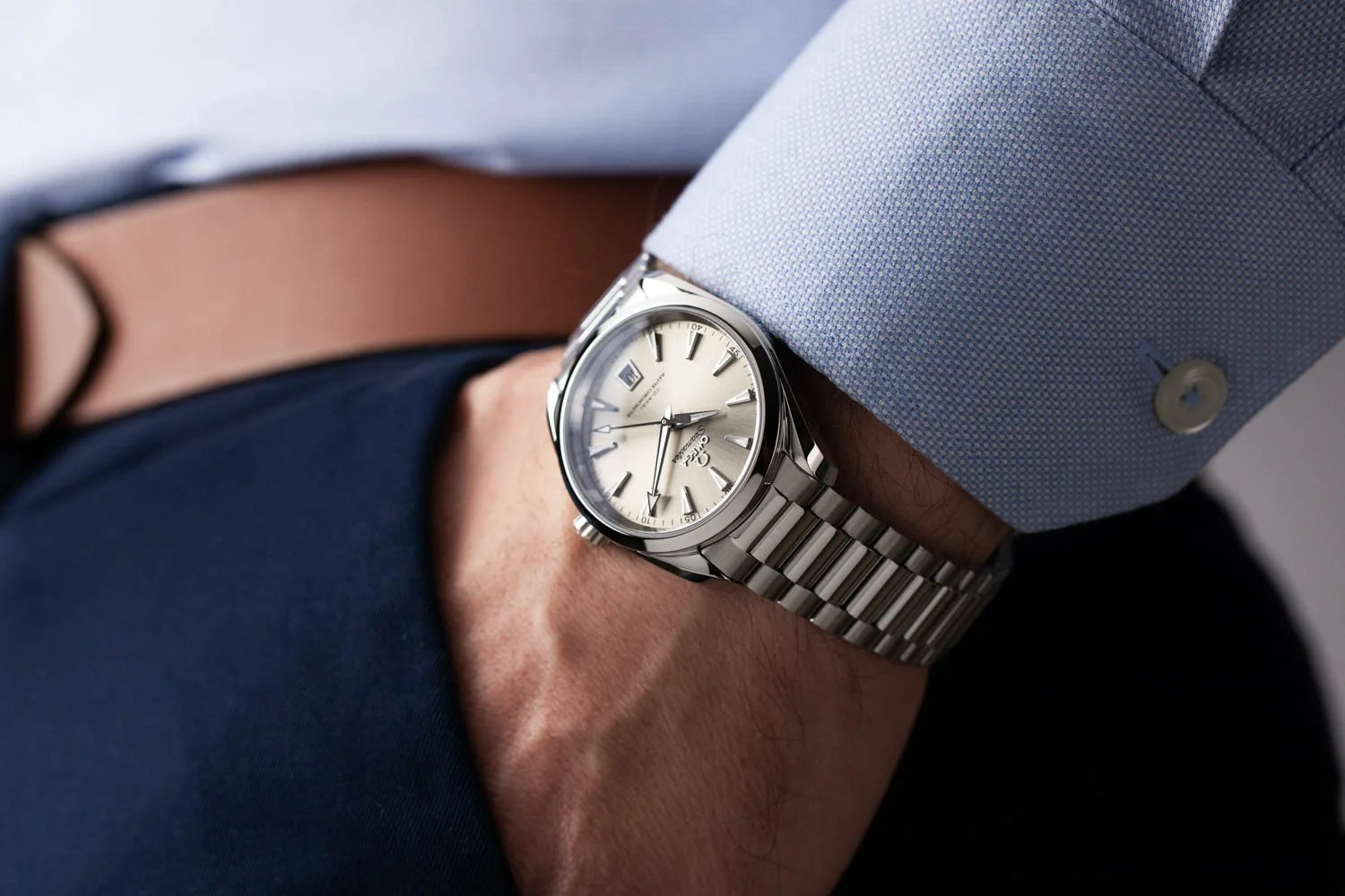 Omega Aqua Terra 8800 38mm Shades Sandstone 220.10.38.20.09.001 Watch Exchange Co